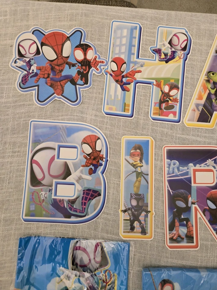 Spidey and His Amazing Friends Suministros de Fiesta Decoraciones GRATIS Bolsas para Favor de Fiesta Foto 2 de 4