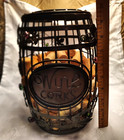Rustic Metal Brown Cork Collector With Corks Home Decor — photo 9