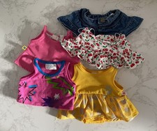Lot of 5 Build A Bear Clothing Tops  Skirts