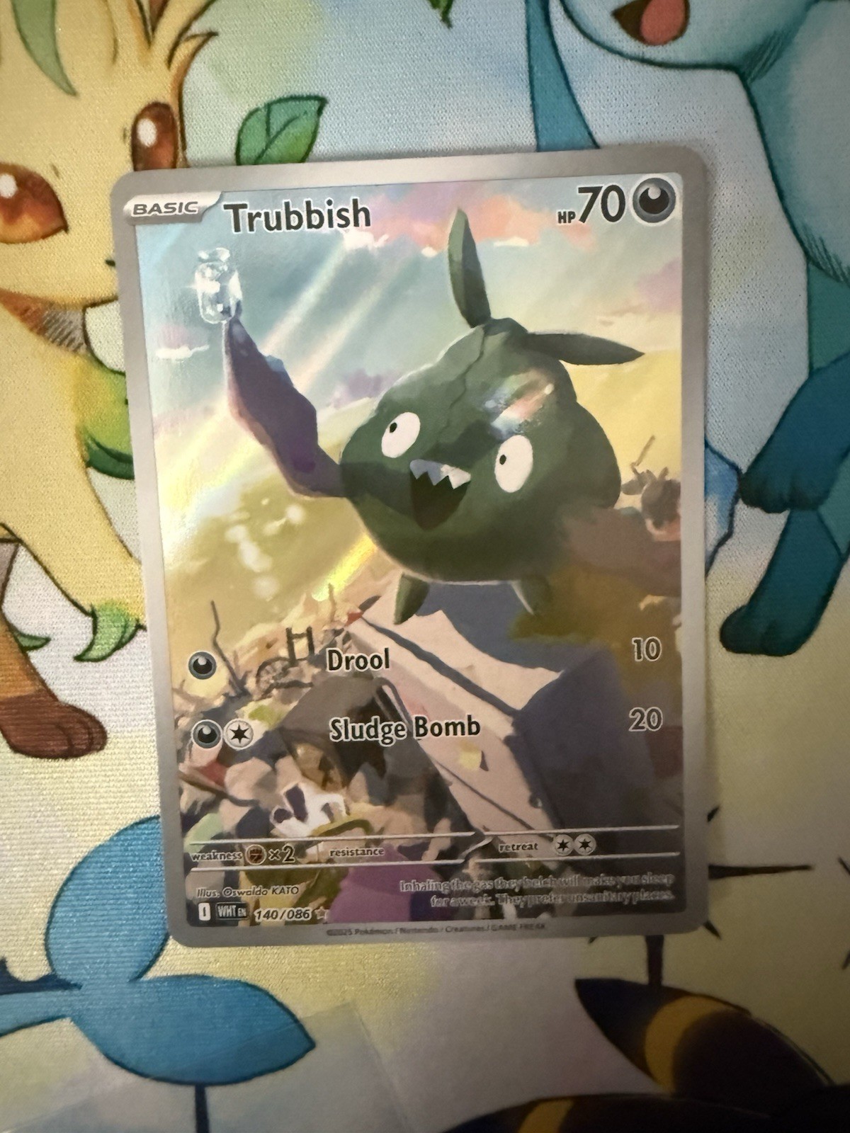 Trubbish Holo Illustration Rare SV: White Flare 140/086 NM