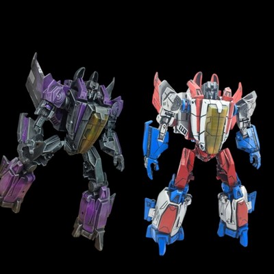 Transformers Studio Series Custom Skywarp & Starscream Gamer Edition FOC WFC Lot