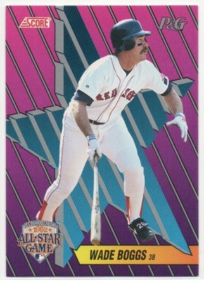 Wade Boggs 1992 Score Procter and Gamble #4  Boston Red Sox  Hall of Fame  #3