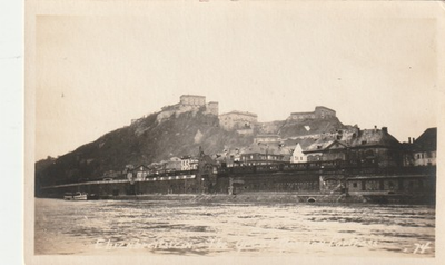 #ad Vintage Postcard Photo Ehrenbreitstein Fortress in Koblenz Germany $5.99
