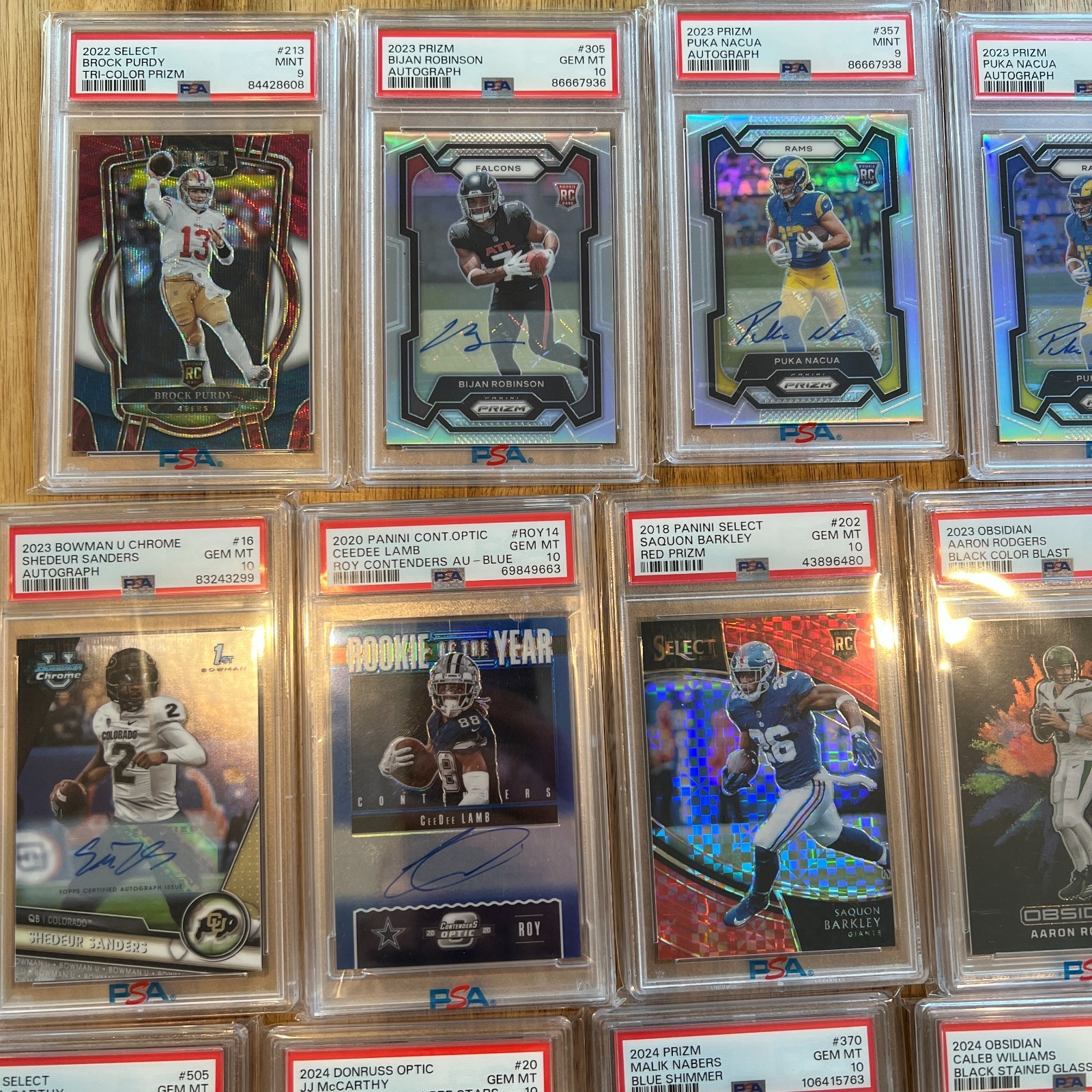 Ultimate Football SLAB Mystery Chase Pack Guaranteed One PSA Graded Card!  view 6