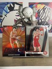 2024-25 Panini Donruss Optic Prizm Zaccharie Risacher Hawks 2Card Rookie Lot