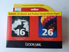 Lexmark 16 Black 26 Color Ink Cartridge Combo Pack Compaq Printers NIB 2010