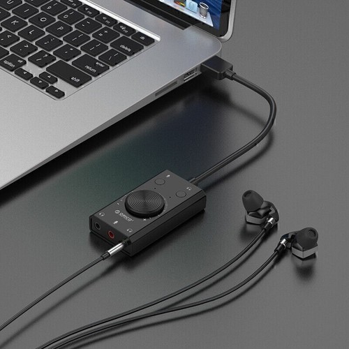 Portable ORICO USB External Audio Stereo Sound Card Adapter with Headphone Jack - Picture 3 of 11