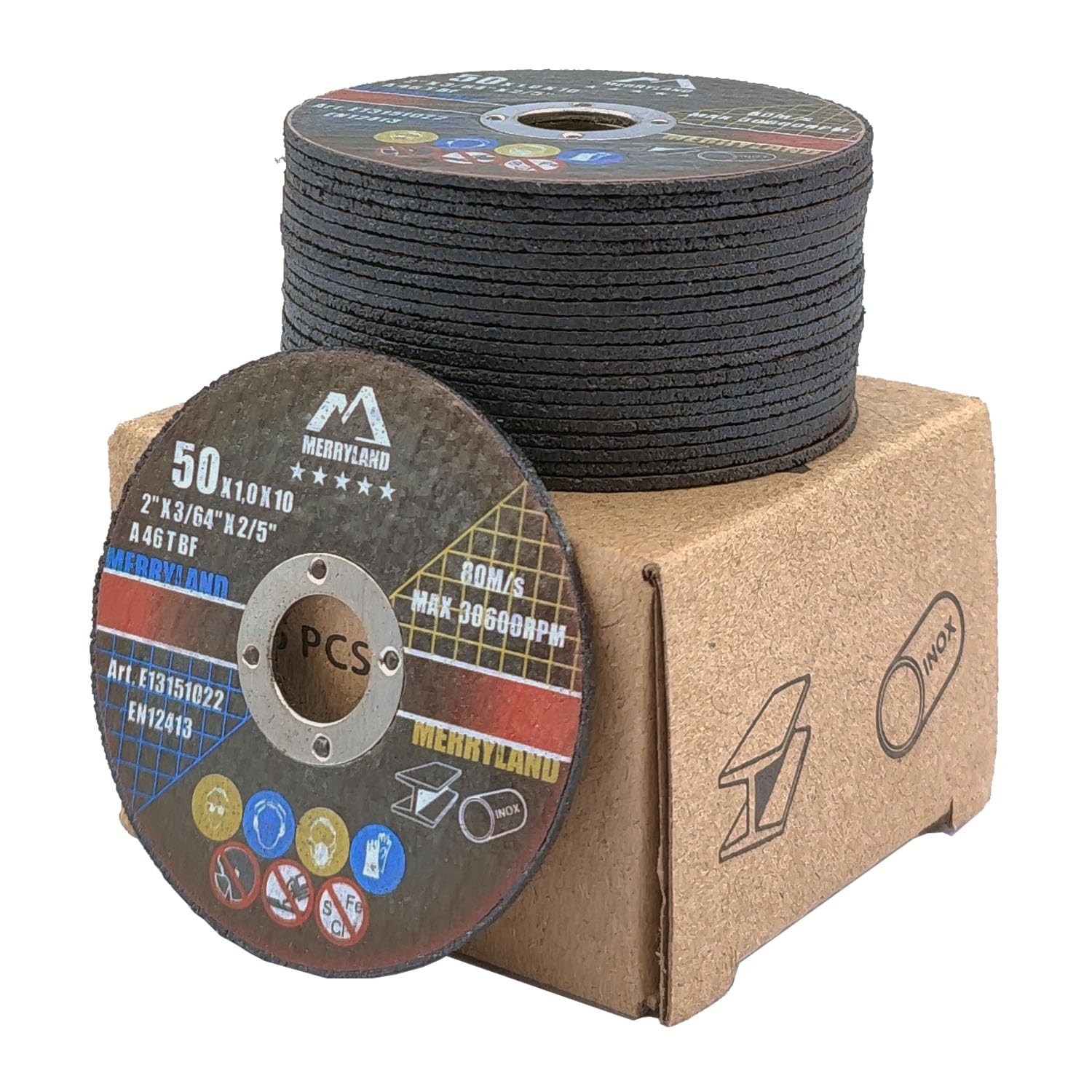 Disque de coupe fer et acier 50 mm pour meuler dans les angles étroits
