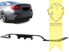 Heckansatz Heckspoiler Diffusor f�r BMW F80 M3 F82 F83 M4 schwarz gl�nzend