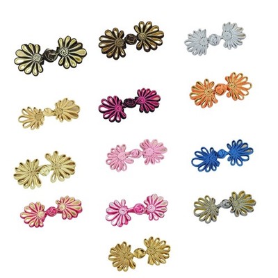 Chinese Traditional Button Sewing Crafted Frog Buttons for DIY Projects