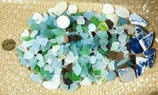sea glass from japan Surf-Tumbled Beach Glass  500  