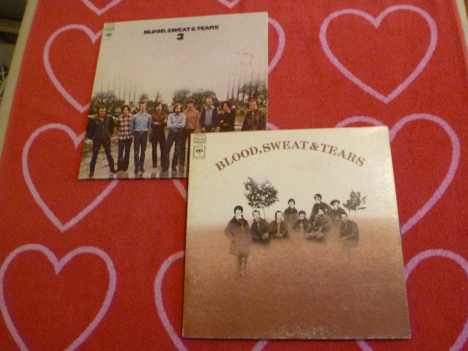 Lot of 2 Blood Sweat & Tears LPs: Self-Titled & 3 Jazz Rock Albums