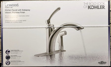 Kohler K-R29671-VS Linwood Kitchen Sink Faucet, Vibrant Stainless NEW RETAIL