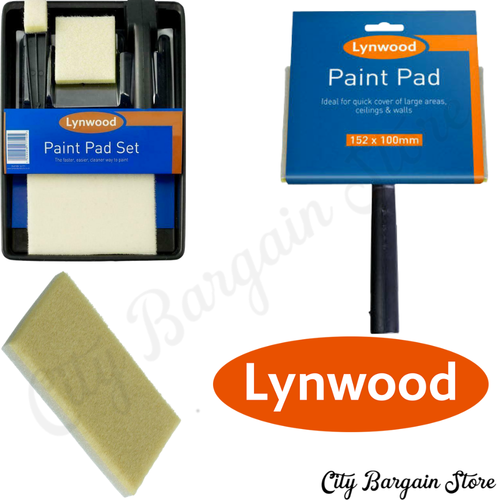 Paint Pad Set Wall & Ceiling Painting Handle Decorating Tray Lynwood E5