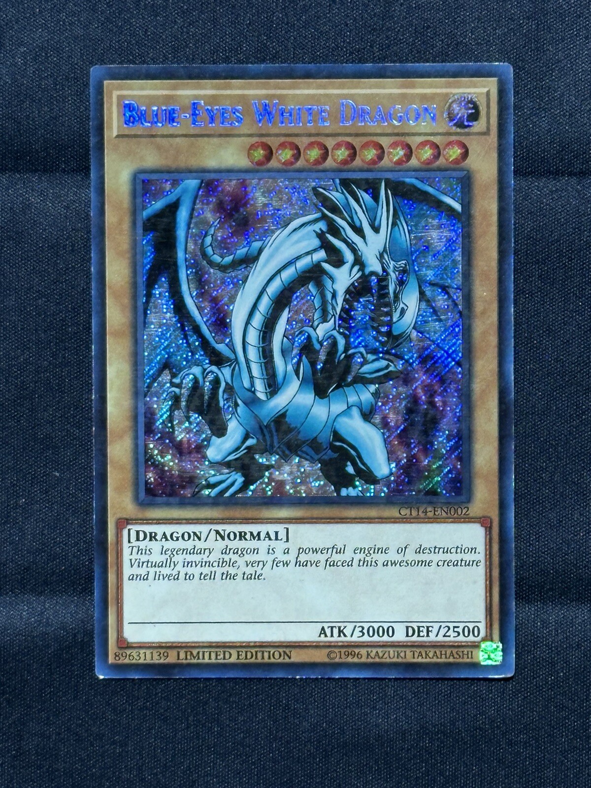 YuGiOh! TCG BlueEyes White Dragon 2017 MegaTins CT14EN002 Secret