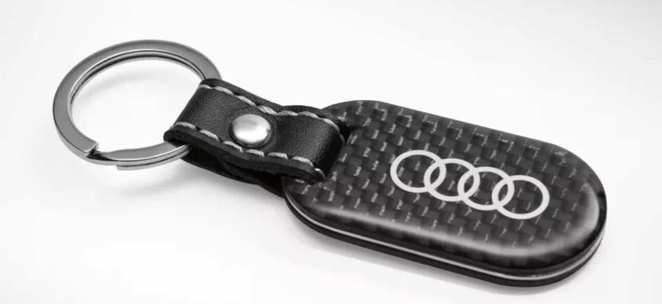 Audi Carbon Fiber Key Chain - Audi (ZAW-087-610)