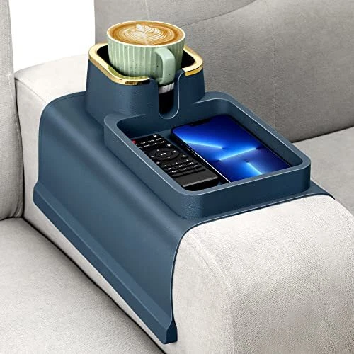 Couch cup holder armrest hot sale