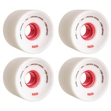 Globo Skateboard / Longboard / Cruiser Ruote Coniche 65mm 78A Bianco/Rosso