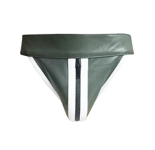 Men's Real Leather Jockstrap Gay Leather Jock Strap Genuine Leather Jockstrap