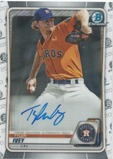 2020 Bowman Chrome Tyler Ivey Prospect Autograph Auto #CPA-TI Houston Astros