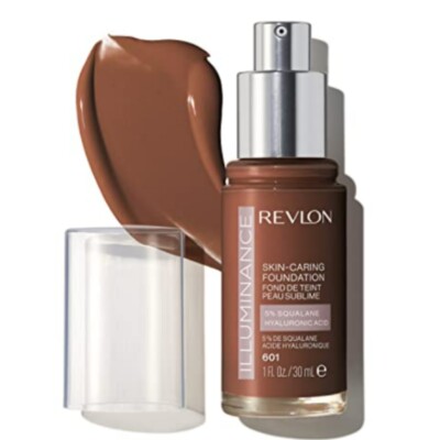 Revlon Illuminance Skin-Caring Liquid Foundation Hyaluronic Acid 601 Soft Nutmeg