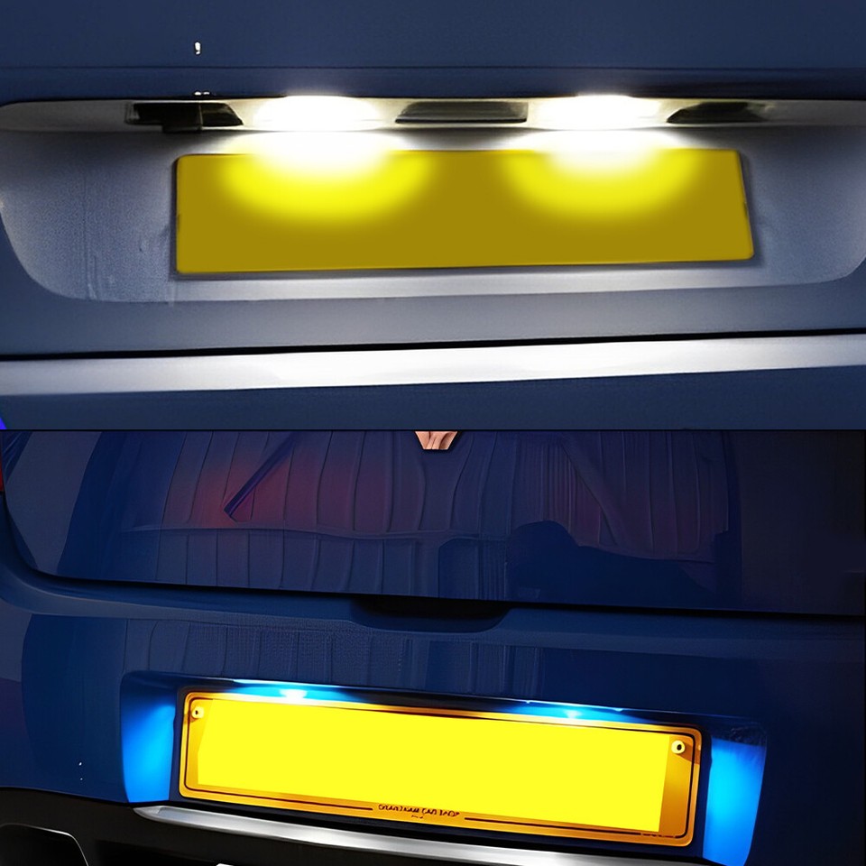 2pcs Number License Plate LED Bulb Lamp Fit Opel Movano Opel Vivaro