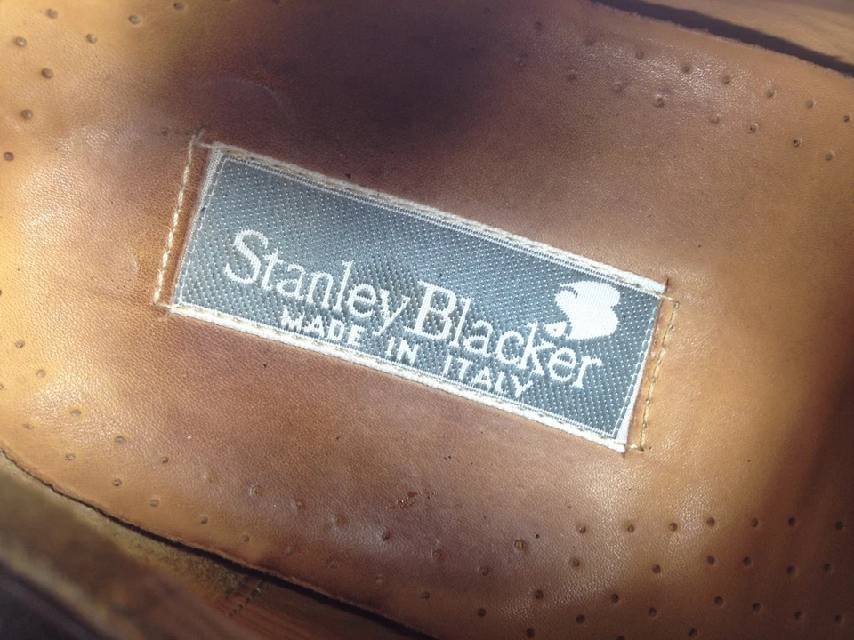 ZAPATOS STANLEY BLACKER DOS TONOS MARRÓN PUNTERA OXFORD CON CORDONES 13 M Foto 2 de 4