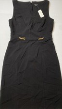 NWT Ann Taylor Black Classic Business Sheath Dress Size 2 $139 Elegant Party