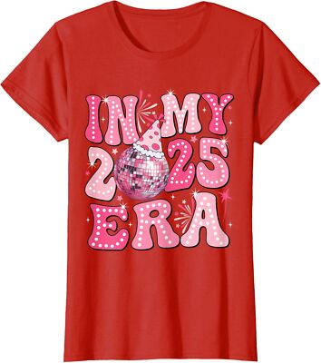 In My 2025 Era Happy New Year 2025 Family Matching Ladies' Crewneck T-Shirt