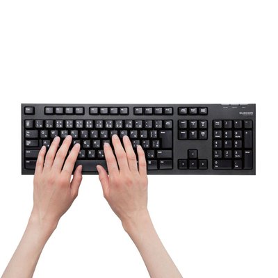 ELECOM Japanese Wireless keyboard 108 key PS3 support TK-FDM063TBK
