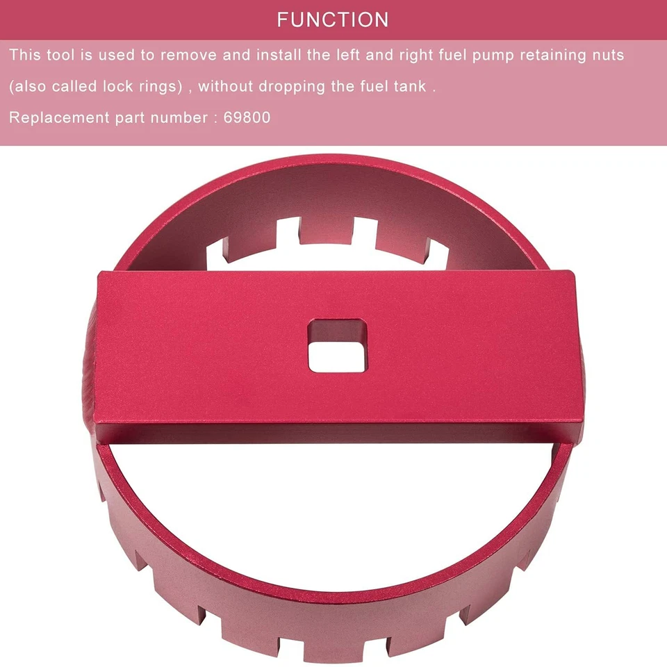 Enchufe de bomba de combustible 69800 para Volvo S60 S80 V70 XC70 XC90 herramienta de eliminación de anillo de bloqueo Foto 4 de 4