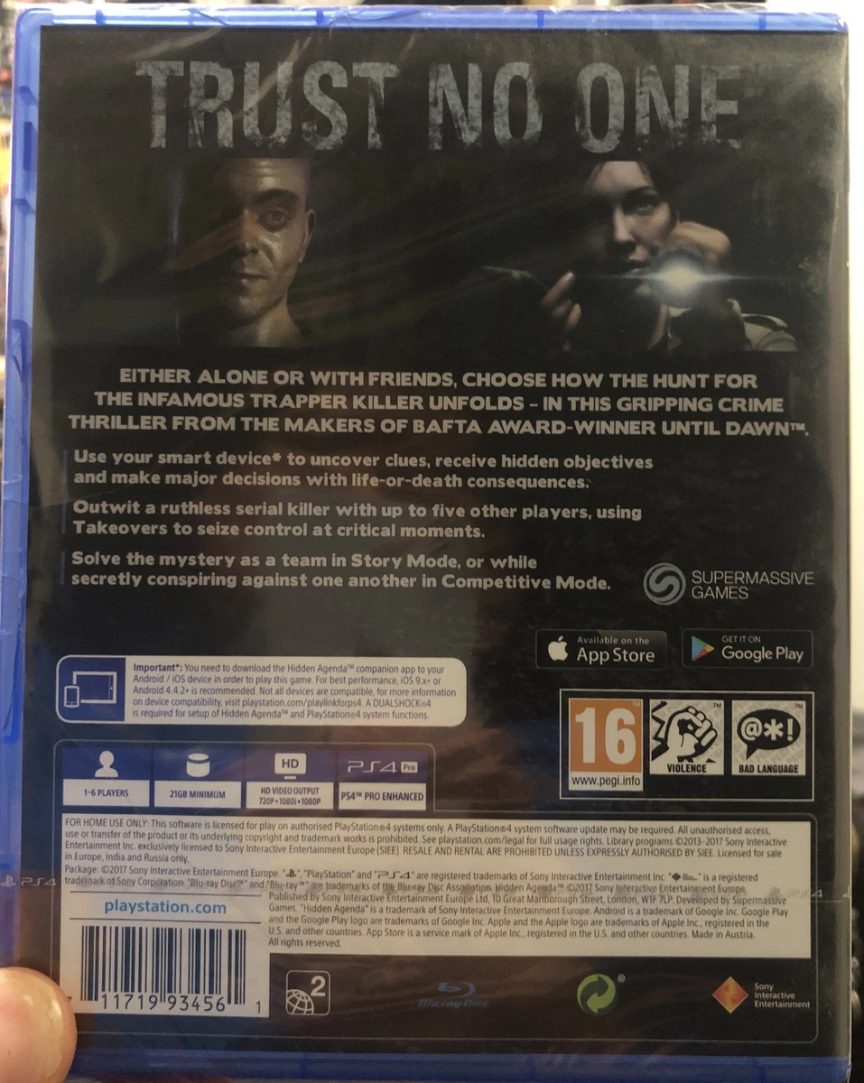 Hidden agenda best sale playstation store