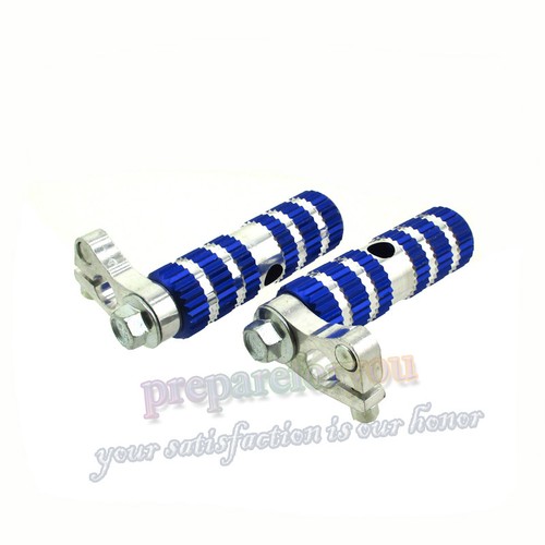 Blue Racing Footpegs Foot Rest Pegs For Mini Moto Pocket Bike 47cc 49cc