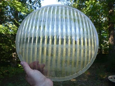 W Westinghouse 14 1/2" Pyrex glass lens 14 17/32 40 degree Navy Searchlight Spot