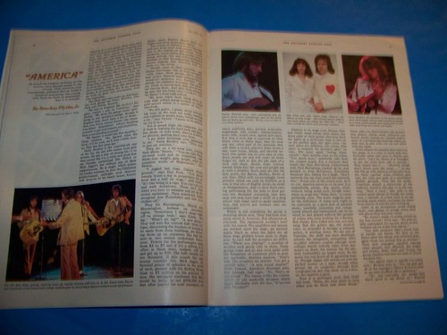 Saturday Evening Post Julius Erving Charlton Heston Rock Group America 1976 - Imagen 5 de 12