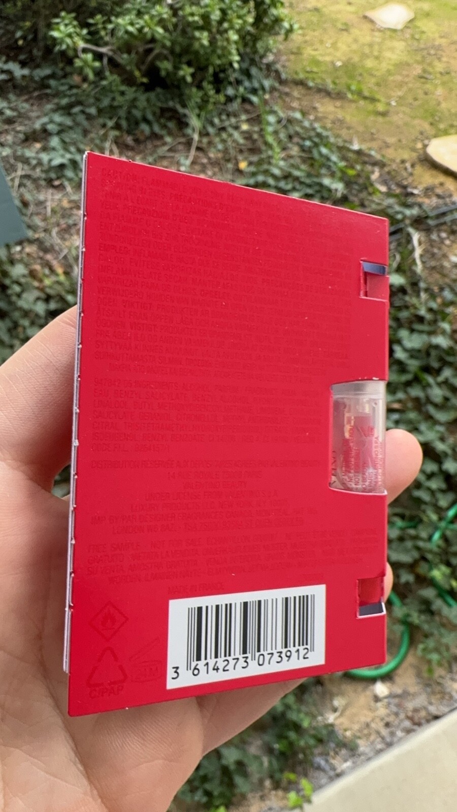 VOCE VIVA by Valentino EAU DE PARFUM Carded SAMPLE Spray Vial, .04oz/1.2ml NEW