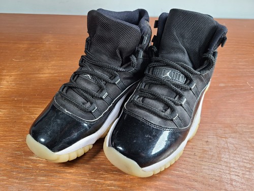 Air Jordan Retro 11 XI Black Jubilee 25th Anniversary GS Size 6Y 378038-011 - Picture 2 of 10