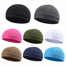 1/2 Pack Motorcycle Bandana Headband Beanie Skull Cap Bicycle Helmet Liner Hat