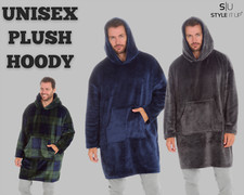 Ladies Mens Oversized Fleece Hoodie Hoody/Blanket Cosy/Comfy Wearable Throw Gift