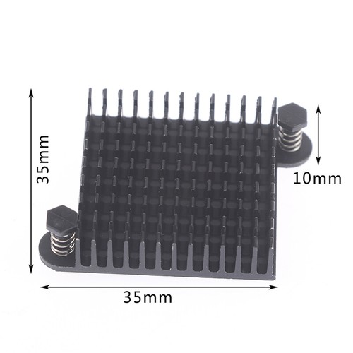 1Pc Aluminum Heatsink 35*35*10MM Cooling Pad South North Bridge Chipset RadiYJ0