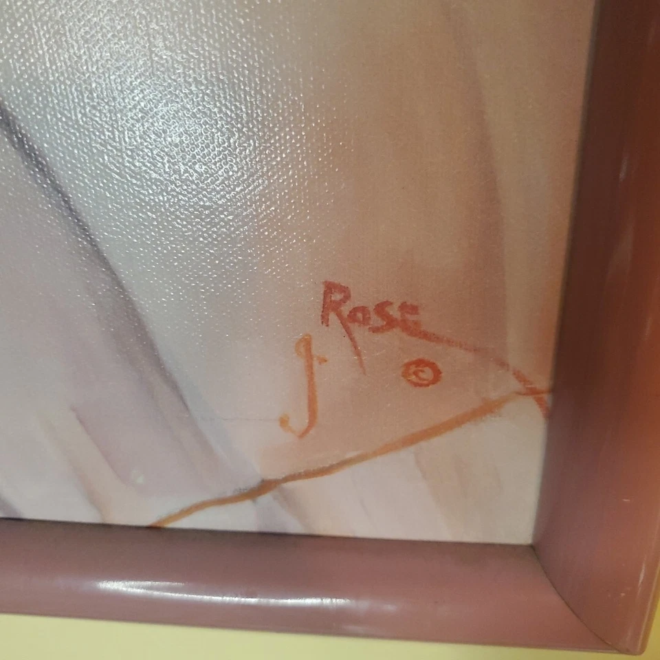 G ROSE "ONCE UPON A TIME" AFRICAN AMERICAN GIRL GICLEE ON CANVAS PAINTING - Image 2 of 4