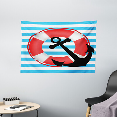 Anker Wandteppich Lifebuoy Anchor Entwurf Kein Verblassen Waschbar Wandtuch