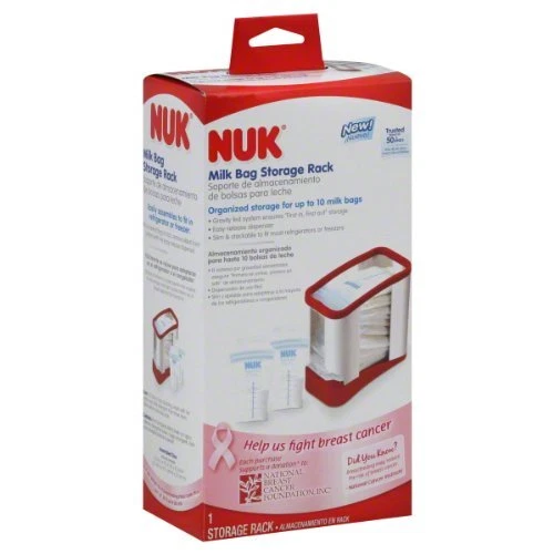 Estante de almacenamiento para bolsas de leche NUK (embalaje exterior ligeramente dañado) Foto 2 de 3