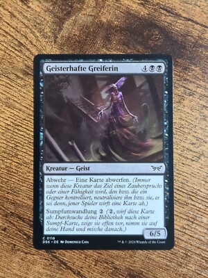MAGIC THE GATHERING DUSKMOURN Geisterhafte Greiferin C DSK0116 NM MTG 