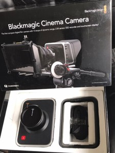 Blackmagic Cinema Camera EF BMCC 2.5k Raw Canon EF Mount With Resolve USB