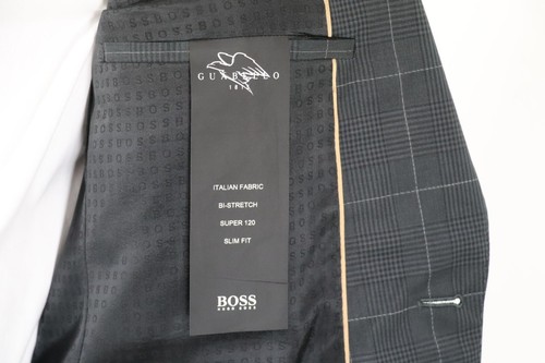 HUGO BOSS Anzug, Mod. H-Huge-2Pcs-222, Gr. 94 / US 38L, Slim Fit, Dark Grey - Bild 5 von 13