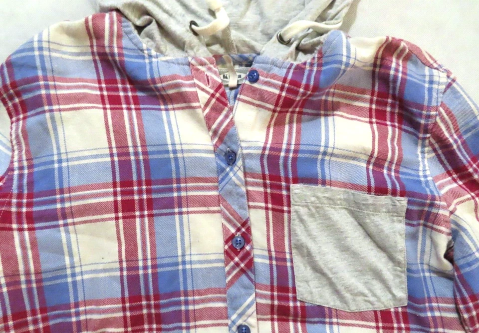 Kirra Manga Larga Cuadros Cálida Sudadera Polar Sudadera con Capucha Mujer Med M Foto 3 de 4