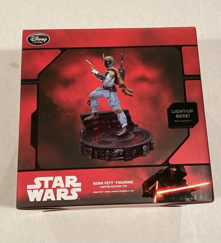 Disney Store Star Wars Boba Fett Figurine - Limited Edition Only 7500 Made! NEW