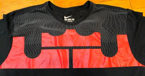 Vtg The Nike Tee Dri-Fit LeBron James Crown Logo Basketball T Shirt Sz.XXL EUC - Picture 2 of 6