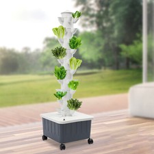 50-Plant Vertical Vegetable Plant Tower Hydro...